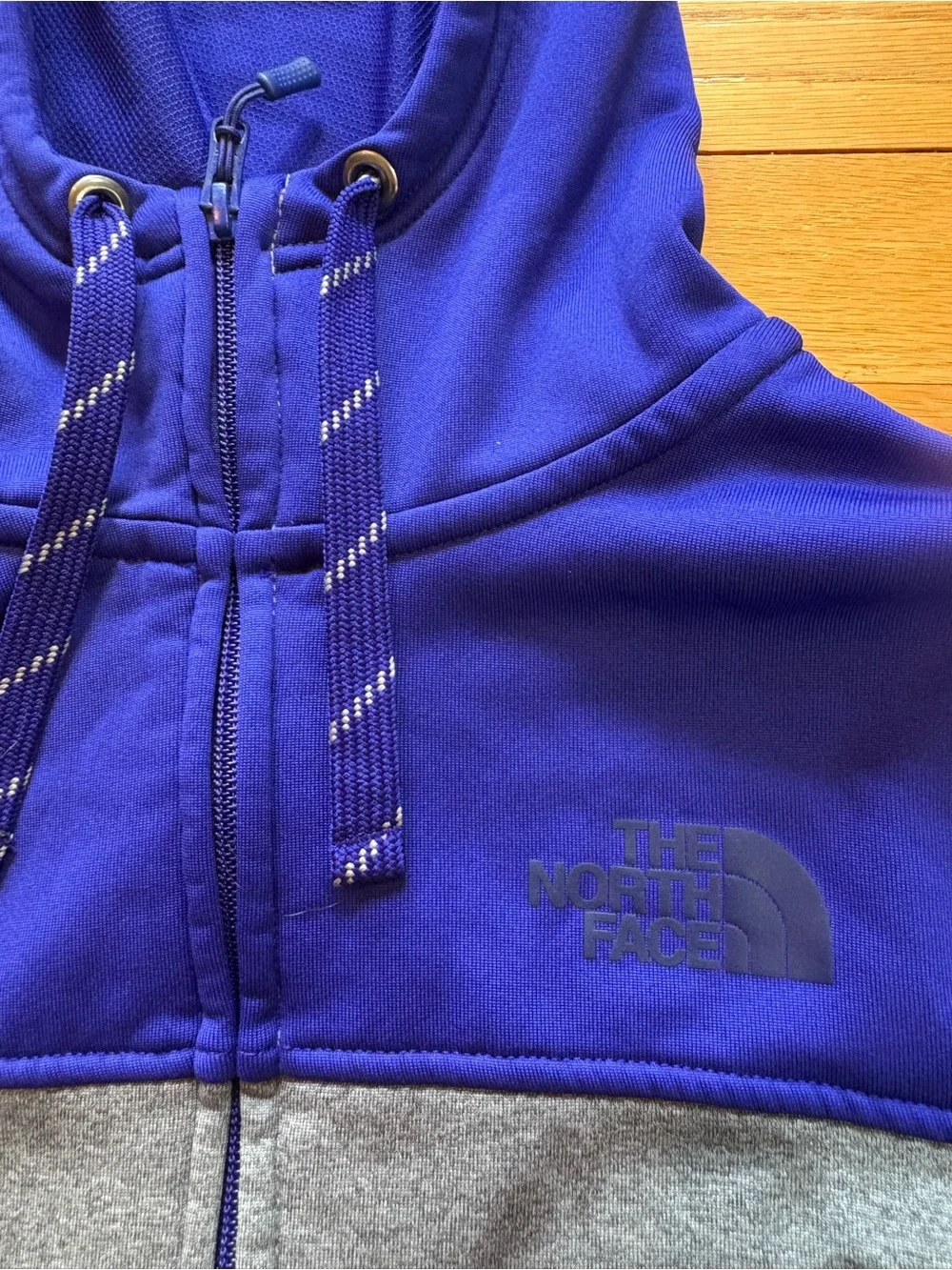 The North Face men’s Purple Full-Zip Hoodie